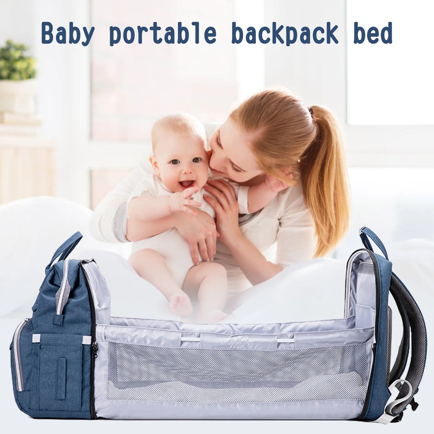 Diaper Backpack Baby Bag Waterproof Bag Baby Diaper Backpack Fashion Bag Brand Bags Bag with Business Bag Large Capacity Diaper Backpack Diaper Bag Diaper Bag with Bed Large Baby Bag