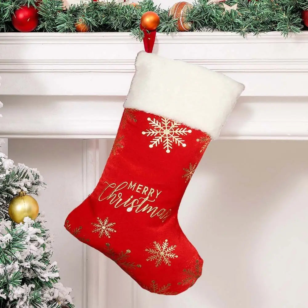 Embroidered Christmas Stocking