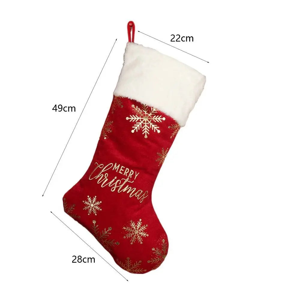 Embroidered Christmas Stocking